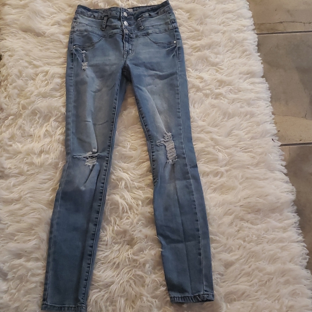 Charlotte russe ripped jeans